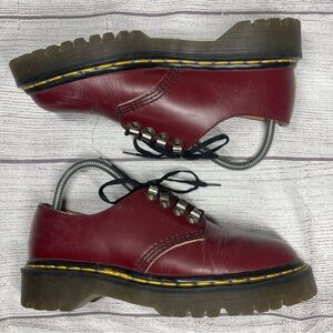 Dr. Martens Women’s US 9 (UK 6) Made In England Vintage Red Leather Shoes